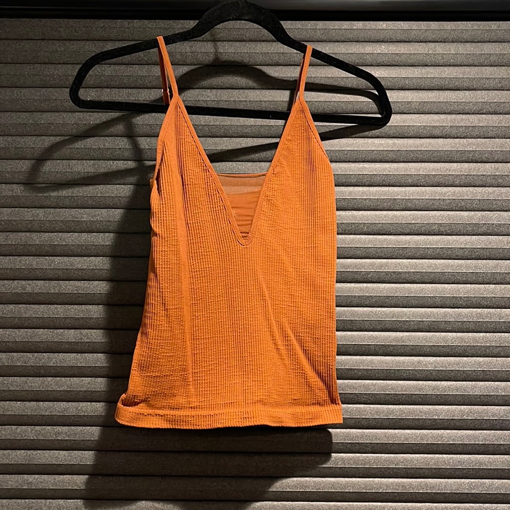 Free people burnt orange tank